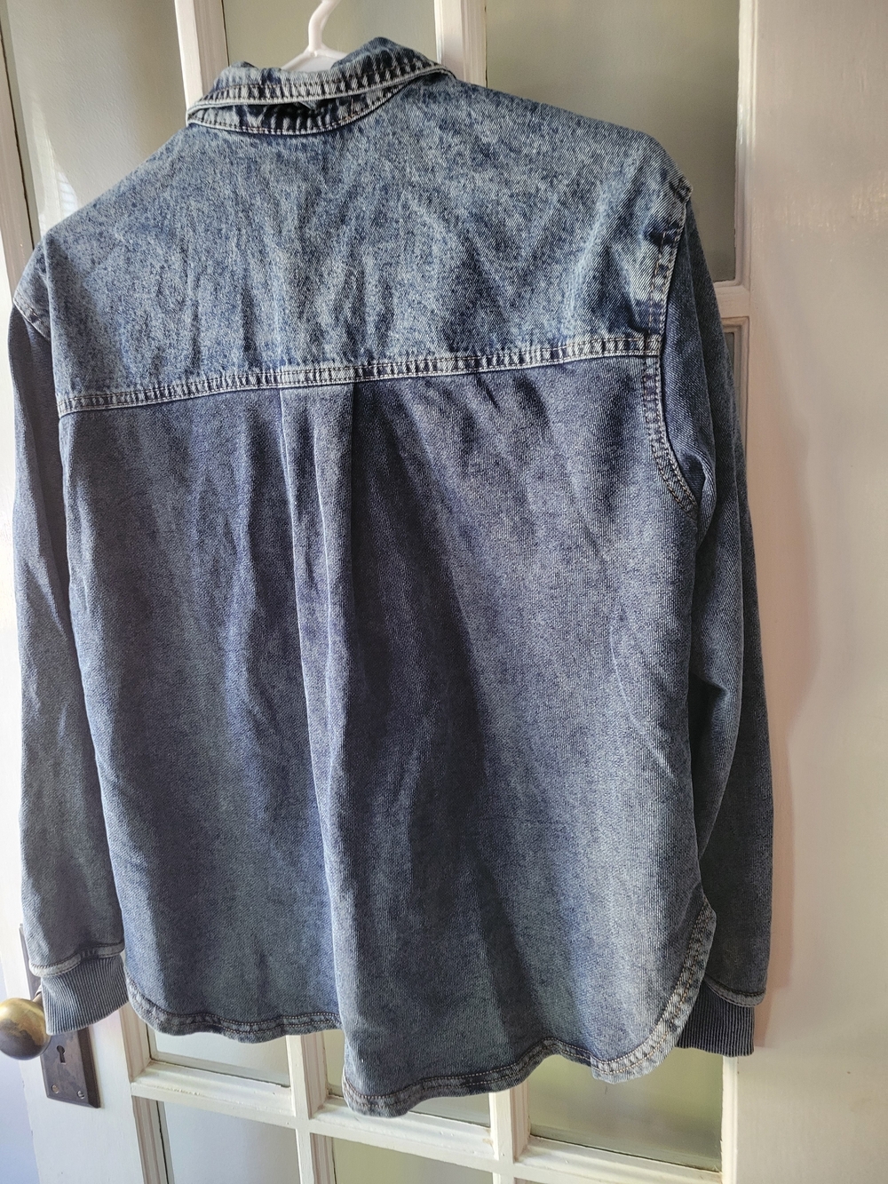 JANE & DELANCEY blue soft denim button-up shirt long sleeve casual Size Small - Picture 13 of 13